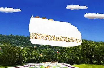 Artists impression of Sigiriya in 5th Century